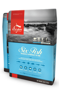 ORIJEN Six Fish Biologically Appropriate Cat Food Bag